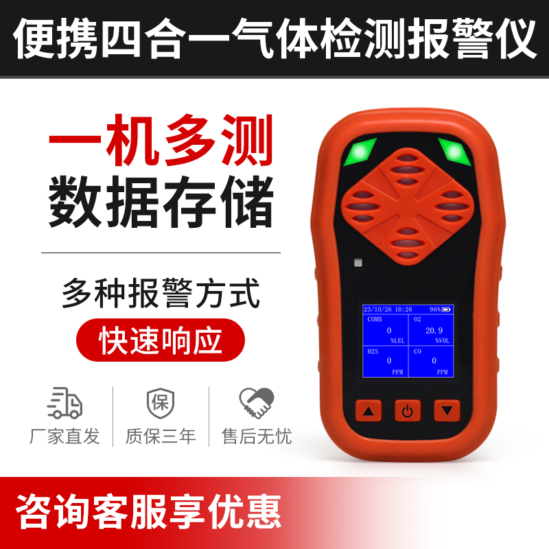 如何正確佩戴便攜式氣體檢測儀