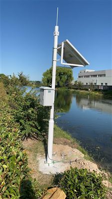 太阳能立杆户外水质监测站多参数在线监测仪