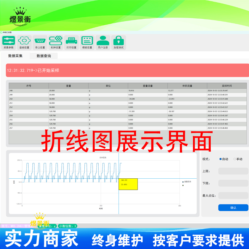 哪個品牌的電子秤可以設置定時記錄生成趨勢圖