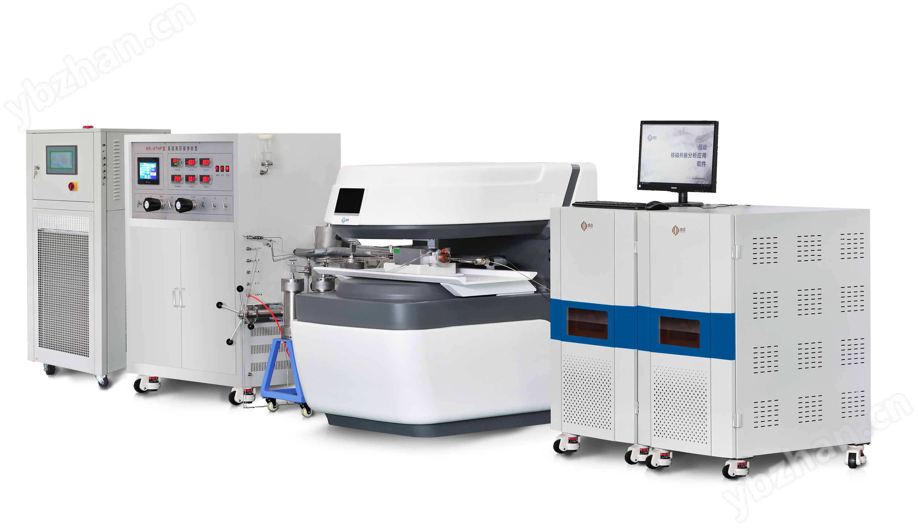 在线低场核磁共振三轴试验系统