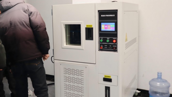 低溫皮革耐折測試儀：上海XX公司到訪上海程斯，共探行業檢測新機遇