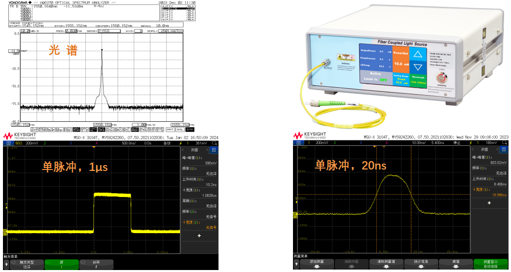 1550nm單頻窄線寬納秒激光器